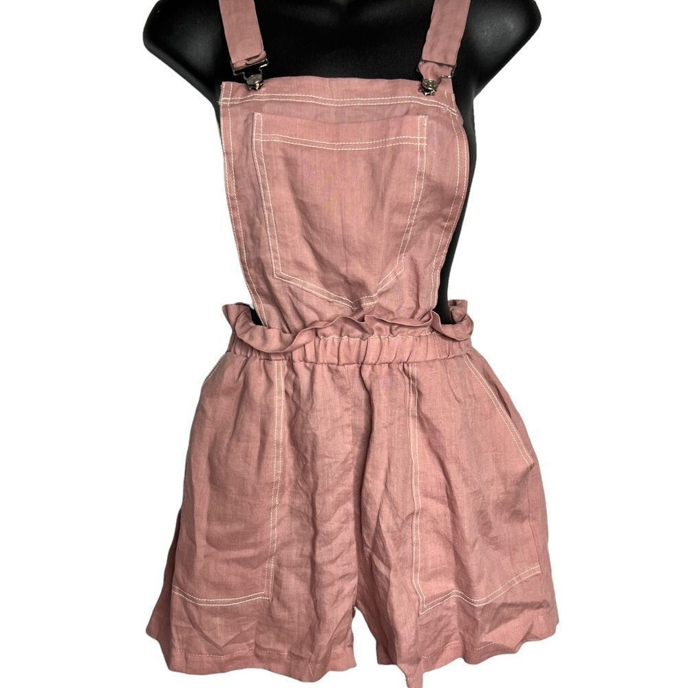 ASHLEY STAMBOULI LINEN OVERALLS M - Picture 5 of 9
